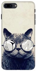 Чохол Котэ в окулярах для Айфон 8 +