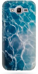 Синий чехол на Samsung j2 prime Текстура моря