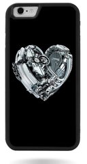 Чохол на подарунок хлопцю з Серцем для iPhone 6 Plus Чорний