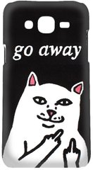 Котик с факом go away Samsung j300