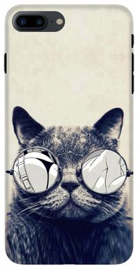 Чохол Котэ в окулярах для Айфон 8 +