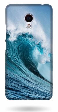 Матовый чехол с картинкой Морской волны на Meizu M5 mini