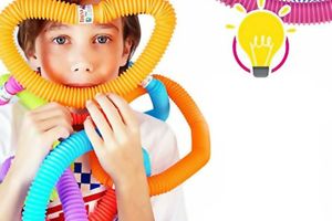 Развивающая сенсорная детская игрушка Pop Tubes - Труба антистресс