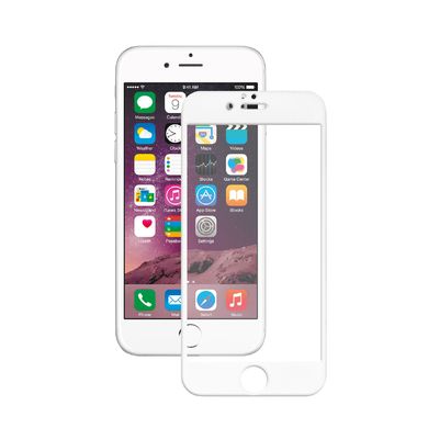 3D white захисне скло iPhone 6 / 6s