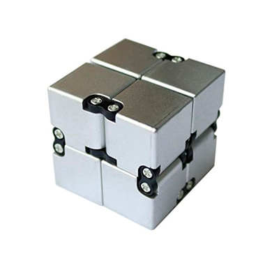 Металлический Infinity Cube 3 Silver Антистрессовый