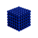 Синий неокуб антистрессовые магниты 216 шариков 5 мм