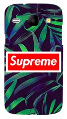 Пластиковый чехол для Galaxy Core Duos ( i8262 ) Логотип Supreme