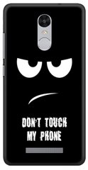 Чехол со своей надписью на Xiaomi Note 3 Черный