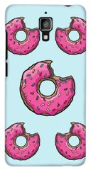 Бампер з пончиками для Xiaomi Mi4 Блакитний
