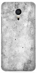 Чехол с текстурой бетона на Meizu mx5 Серый