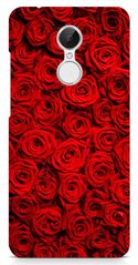 Чохол накладка з Трояндами для Xiaomi Redmi 5 Plus Червоний