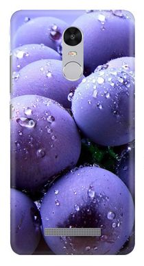 Фиолетовый чехол с черникой для Xiaomi Note 3
