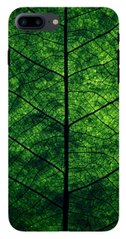 Чехол с печатью Листья для Apple iPhone 7 plus Зеленый