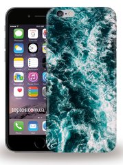Зеленый бампер для Apple iPhone 6 / 6s Морские волны