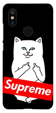 Чохол бампер з котиком Ріпндіп для Xiaomi Mi A2 Lite Логотип Supreme