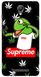 Чехол с логотипом Суприм для Xiaomi Redmi Note 2 Конопля