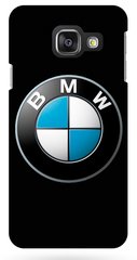Чехол с логотипом БМВ на Samsung A3 2016 Черный