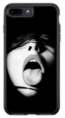 Чехол с Девушкой на iPhone 7 plus Черный