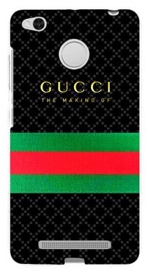 Модний чохол для Xiaomi Redmi 3s Логотип Gucci