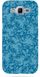 Синий чехол с Цветами для Samsung Galaxy G532F Абстракция