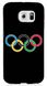 Чорний чохол для Samsung Galaxy s6 Логотип Олімпійських ігор