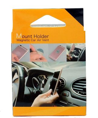 Магнитный автодержатель Mount holder Magnetic Car Air Vent (черный)