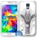 Чехол с Жирафом на Samsung G900H Белый