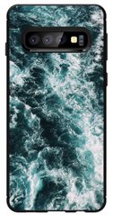 Дизайнерський бампер для Samsung Galaxy S10 Морська піна
