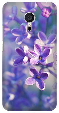 Чехол для девушки для Meizu M3s  фиолетовые цветы