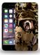 Захисний бампер для iPhone 6 / 6s Мопс в камуфляжі