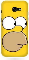 Желтый бампер для Galaxy A5 17 Симпсон