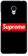 Модный бампер на Meizu M5 / M5s Логотип Supreme