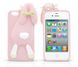 Кролик Moschino iPhone 4 / 4s рожевий