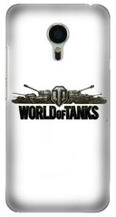 Чехол с логотипом World of tanks для Meizu mx6 Белый