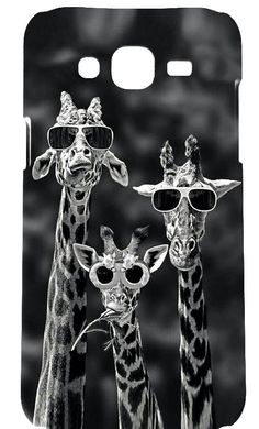 Чохол модні жирафи Samsung J5