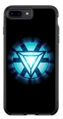 Чехол с логотипом Железного человека на iPhone 7 plus Черный