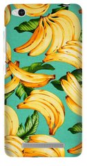 Бампер с бананами на Xiaomi Redmi 4a зеленый