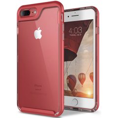 Бронированный силиконовый бампер с ободом для iPhone 8plus красный