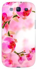 Чехол с Орхидеей для Galaxy S3 Белый