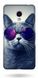 Крутой бампер Мейзу М5 ноут - кот в очках