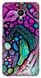Чехол с текстурой цветного мрамора на Meizu M3s
