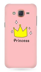 Розовый чехол для девочки на Galaxy j5 15 Принцесса