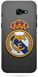 Чехол накладка с логотипом Реал Мадрид на Samsung Galaxy A5 2017 Серый