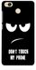 Чехол с надписью под заказ для Xiaomi Redmi 4x черный