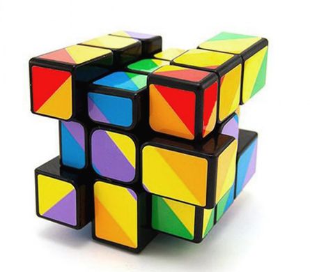 Кубик Радуга зеркальнй 3х3 inequilateral