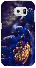 Чехол с Абстракцией для Galaxy S6 Синий