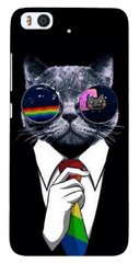 Стильный чехол Xiaomi Mi5s кот в галстуке