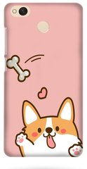 Чохол з собачкою Вельш коргі для Xiaomi Redmi 4x рожевий