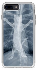 ТПУ Бампер с Рентгеном на iPhone 7 plus Котик