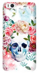 Чехол череп с цветами (Skull with flowers) Xiaomi Mi5s
